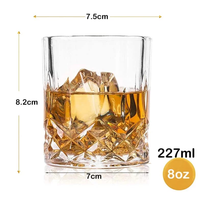 Whiskey Cocktail Glasses Set