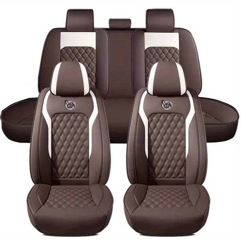 Five-seat car seat covers, Trendy Collection, stylish, durable, universal fit for most vehicles