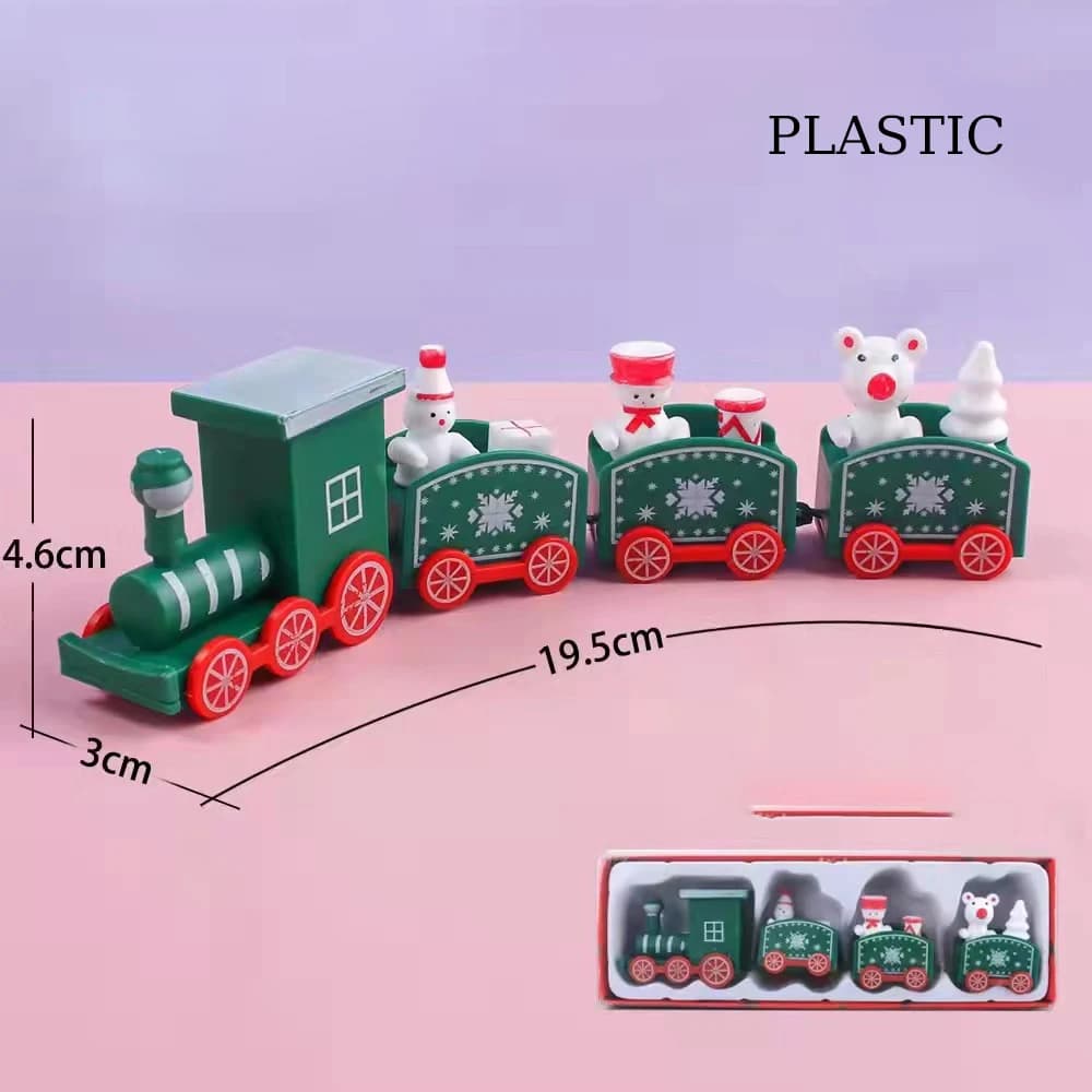 Wooden Train Christmas Ornament