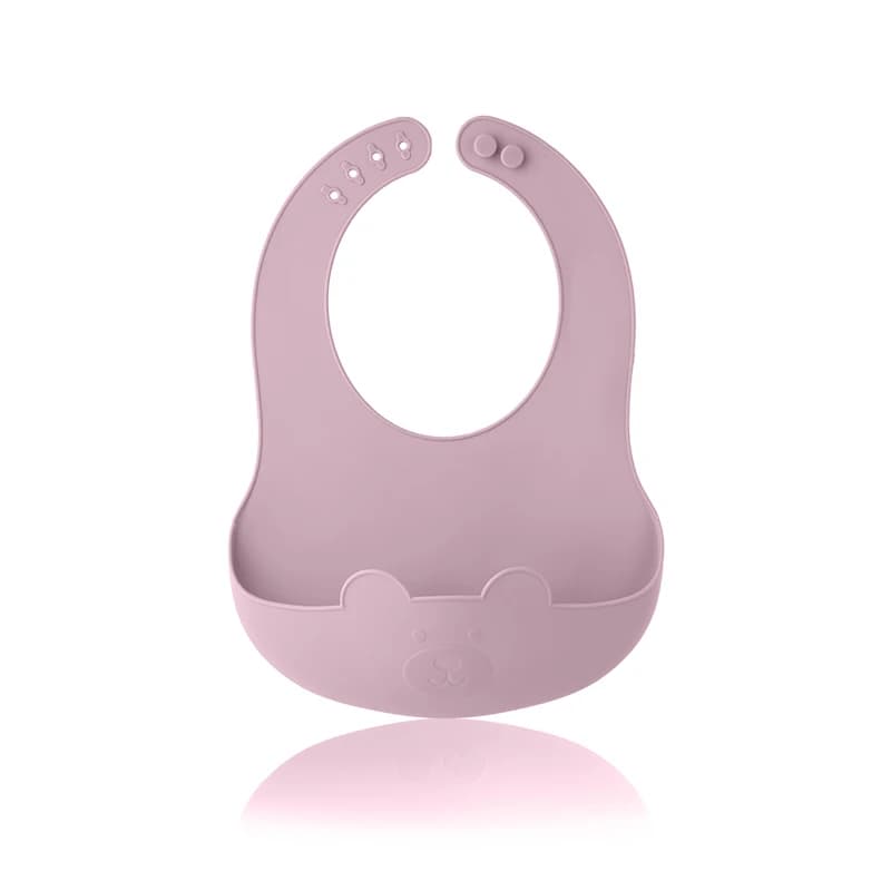 Silicone Baby Bib, Lightweight Foldable Design