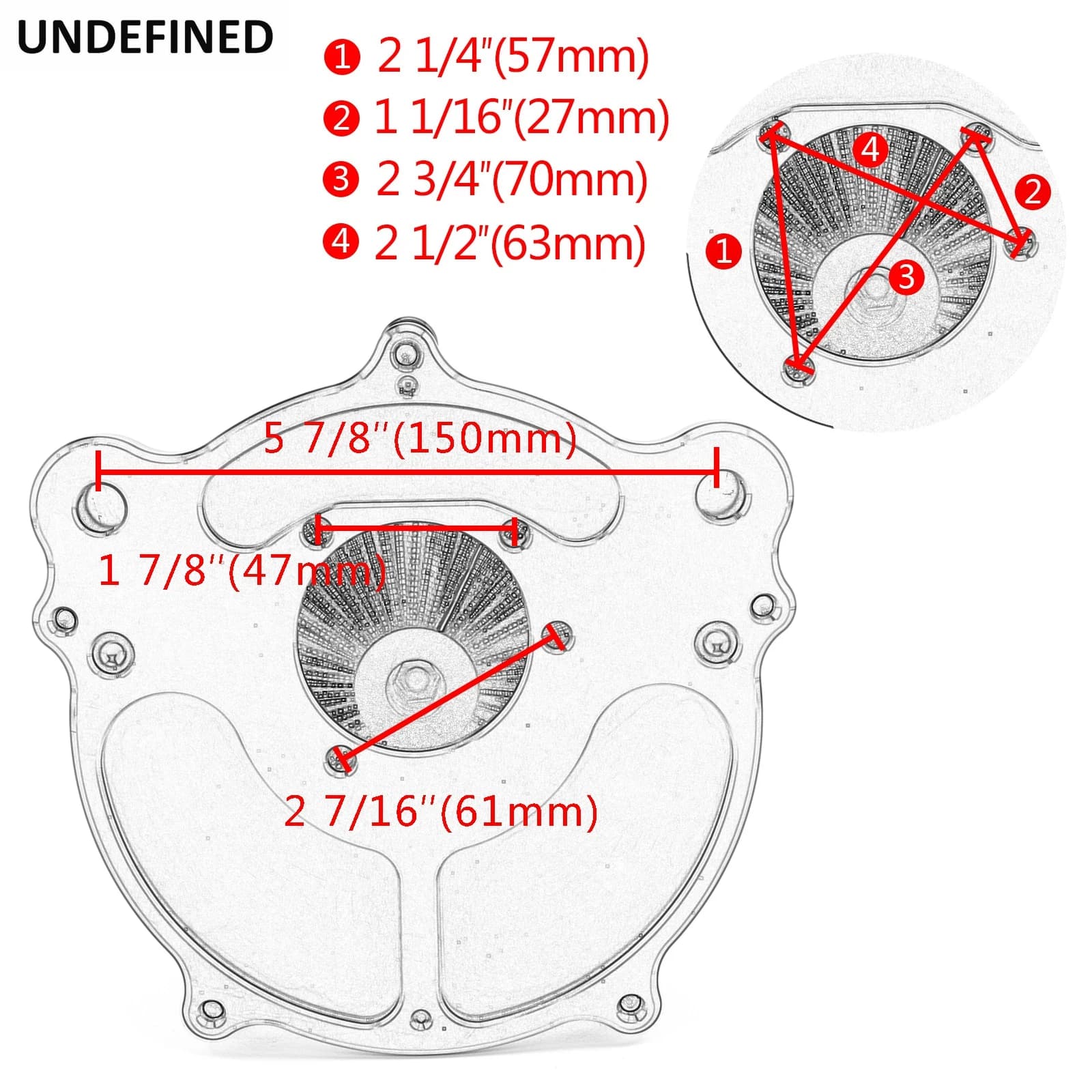 CNC Air Cleaner Intake Filter for Harley