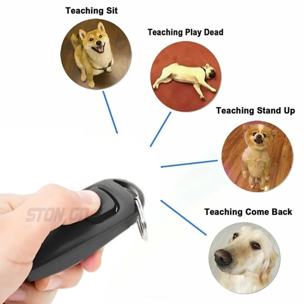 2-in-1 Pet Training Clicker and Whistle