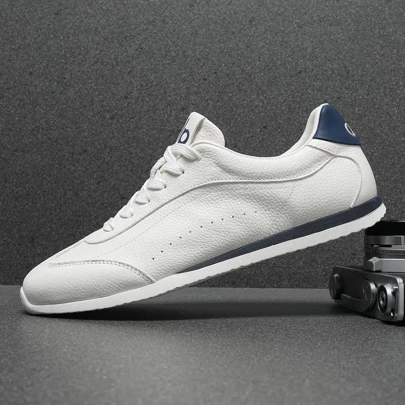 Non slip sneakers simple elegant style soft wear resistant sole lightweight breathable casual trainers for men women streetwear