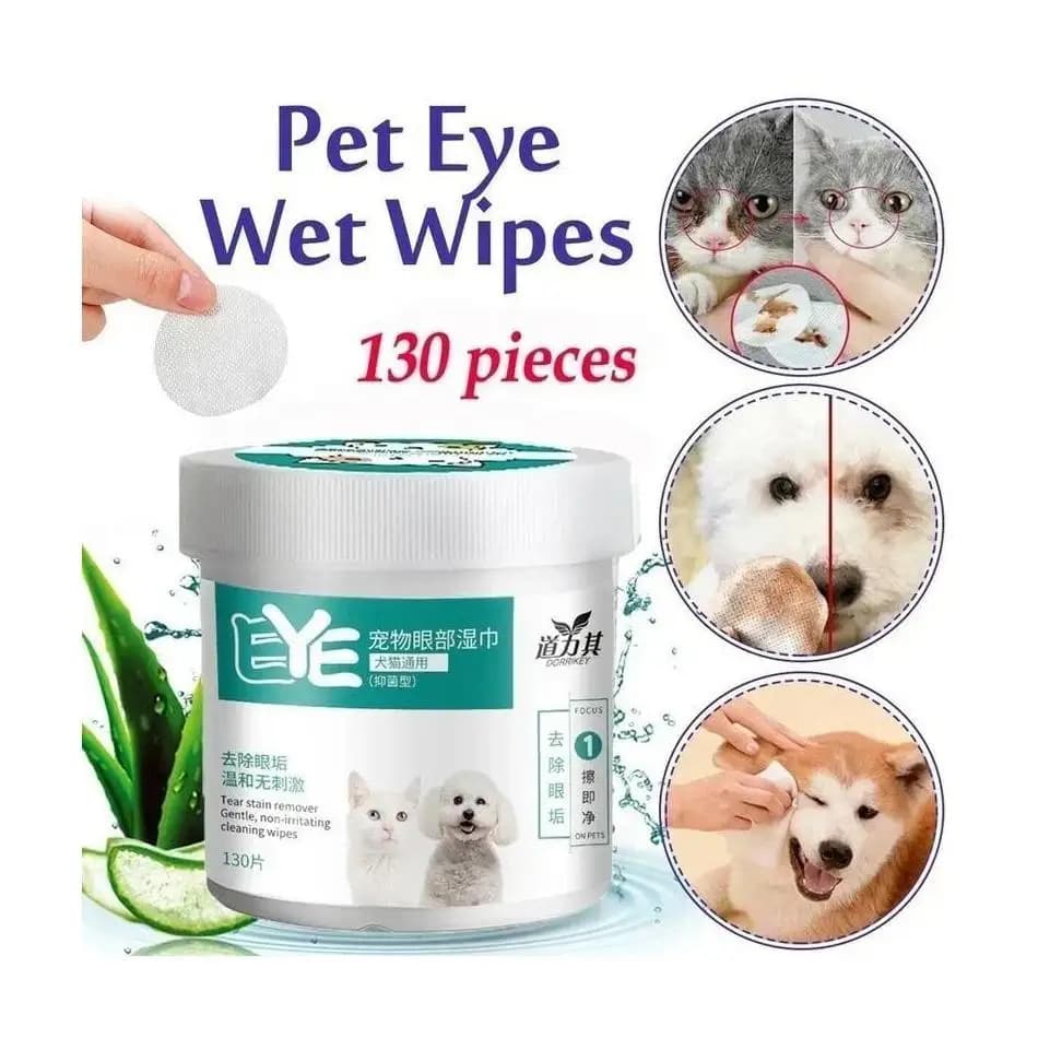Pet Eye and Ear Tear Stain Remover Wipes