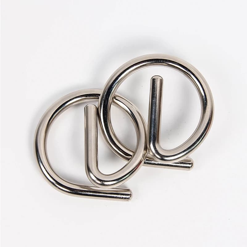 Metal Wire Brain Teasers Puzzle Set