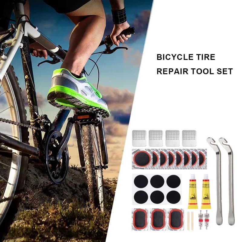 Bicycle Flat Tire Repair Kit 48pcs