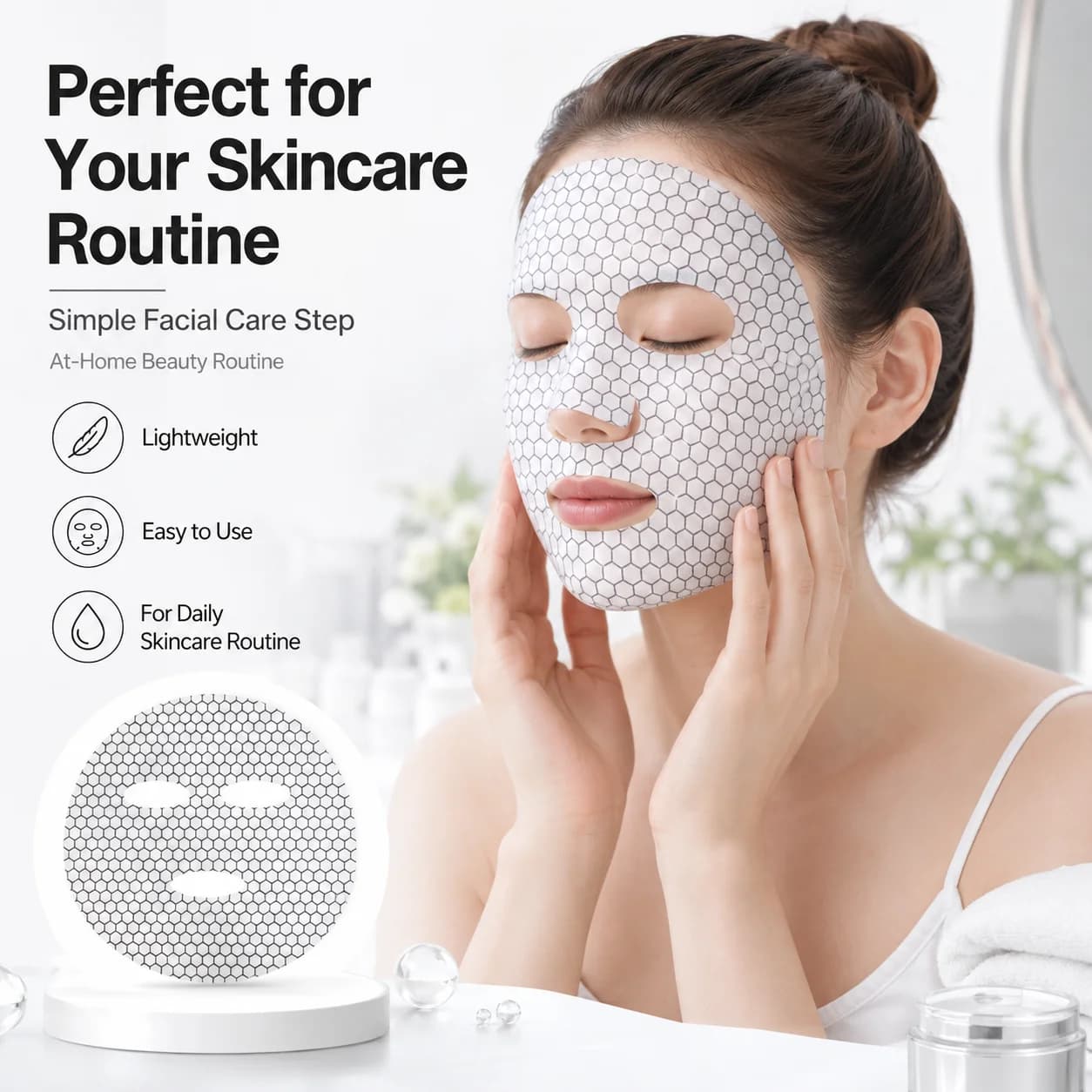 Graphene Pattern Facial Mask Sheets