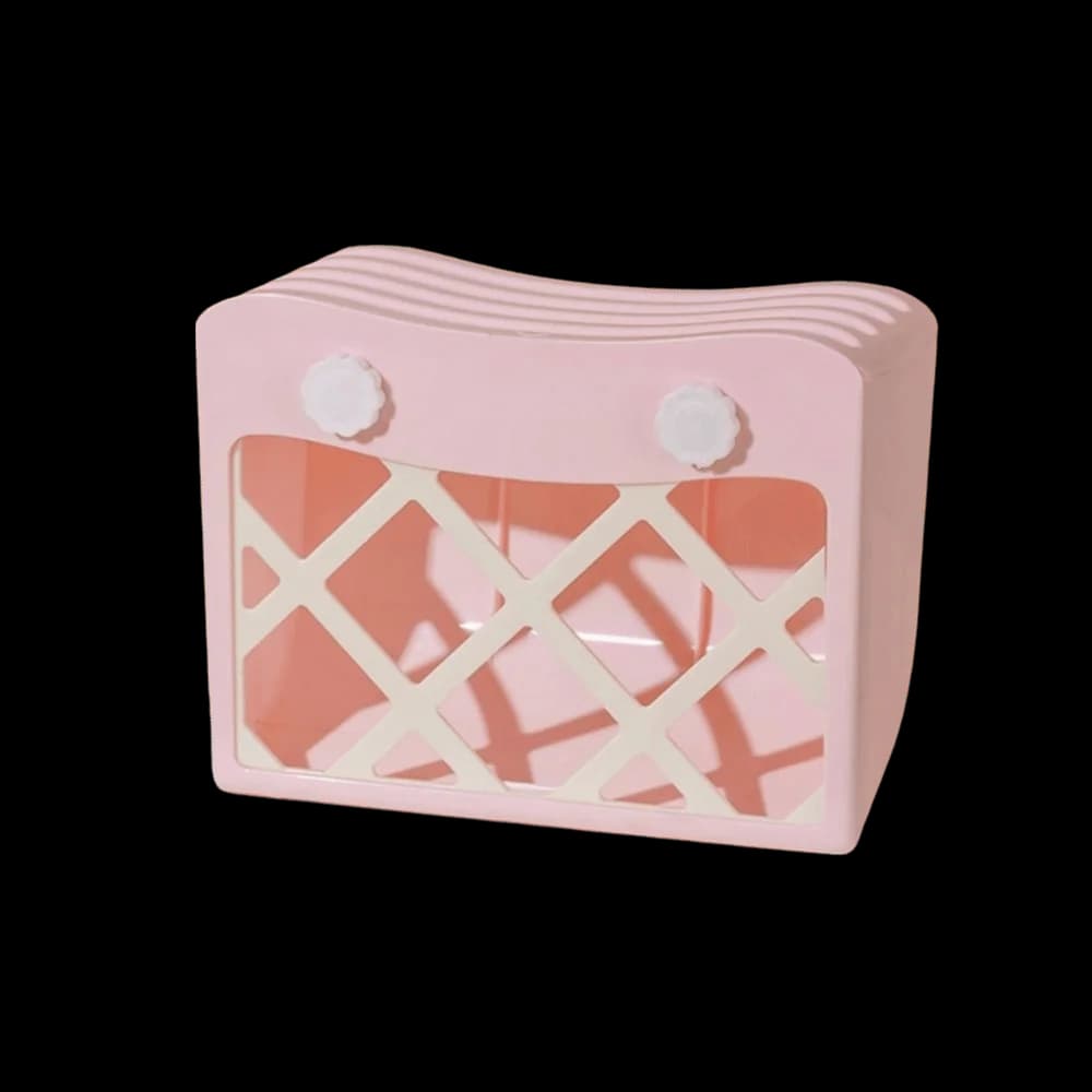 Hanging Rabbit Hay Feeder with Lid