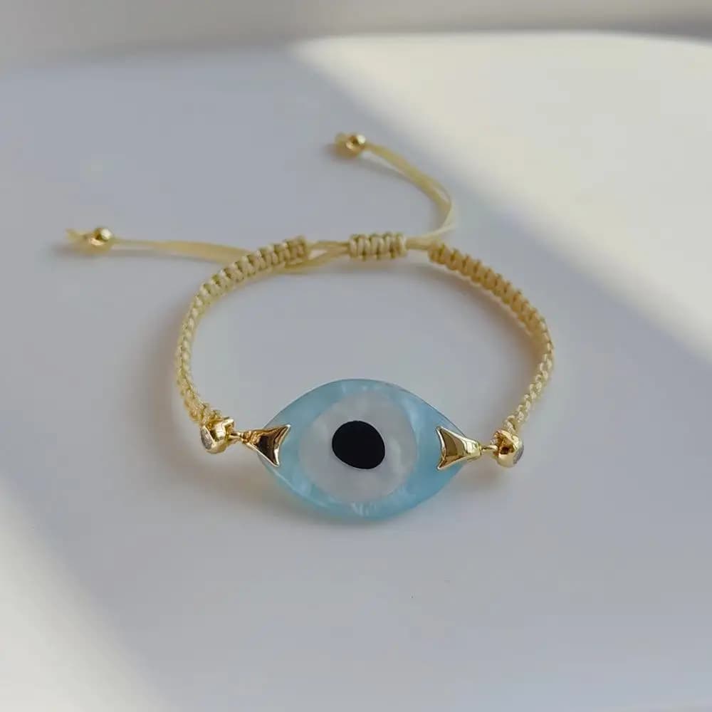 Handwoven Evil Eye Rope Bracelet