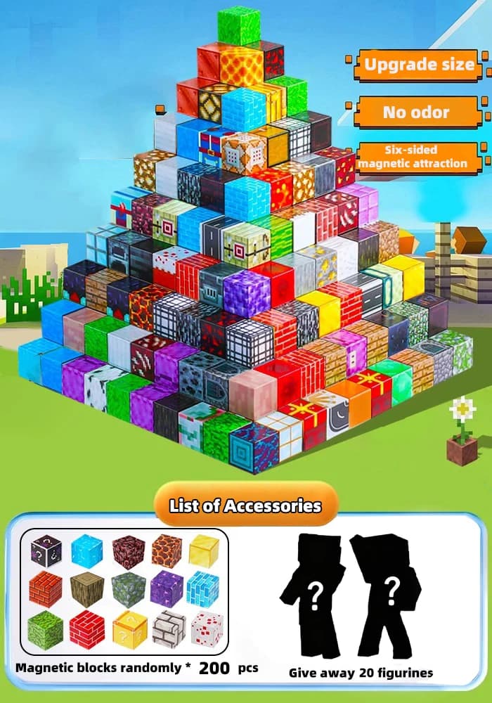 Children's Building Blocks Set with Play Table