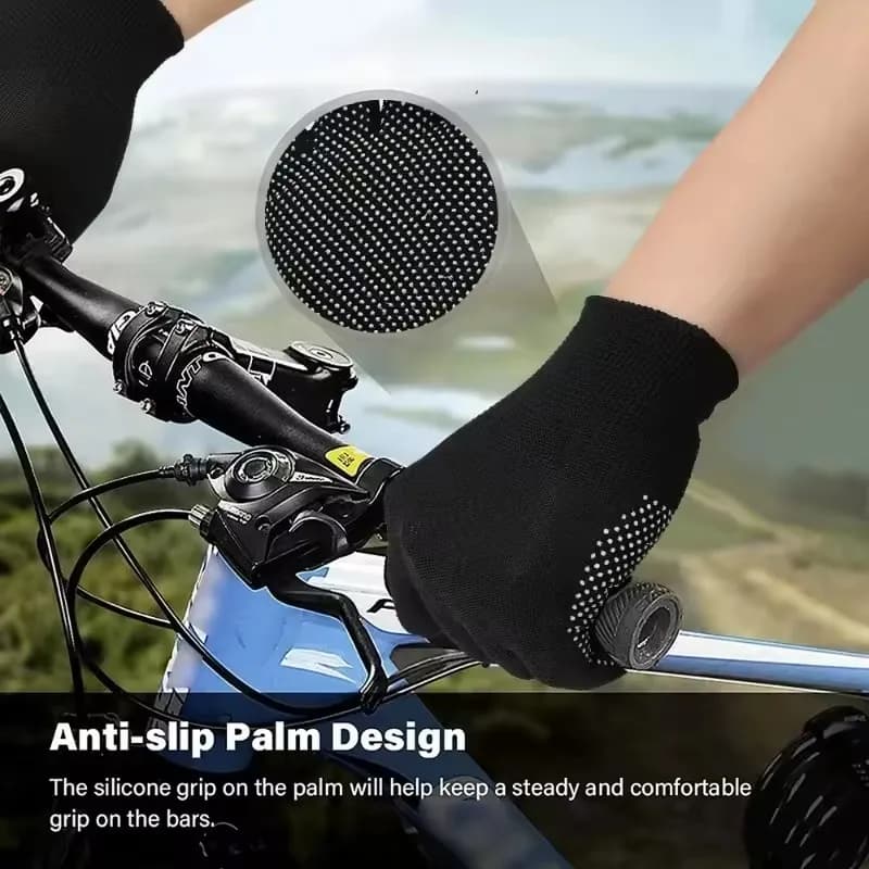 Touchscreen Half-Finger Gloves for Summer Sports