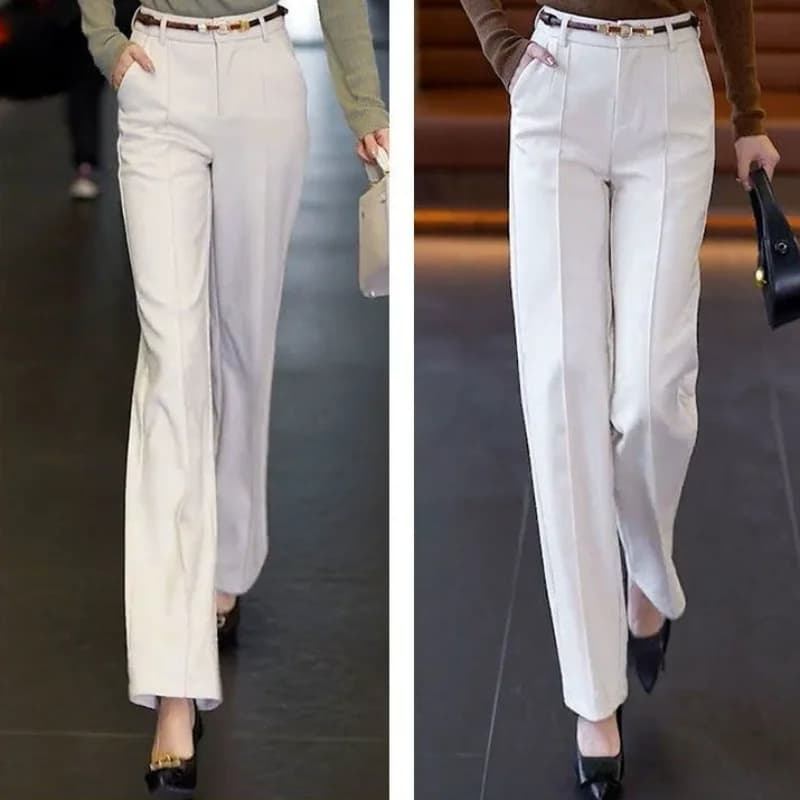 Wide Leg Straight Trousers for Women