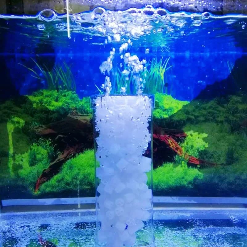 Fluidized Bed Aquarium Filter With Bio Media