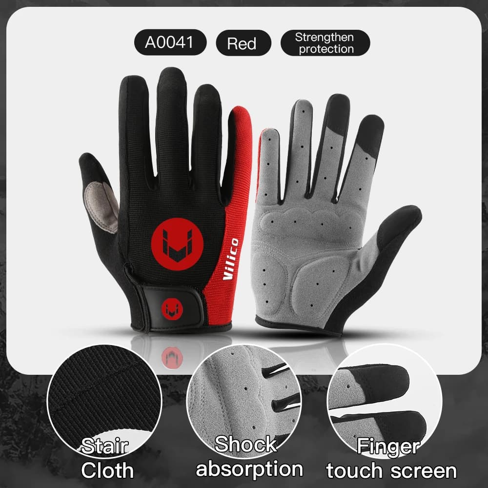 Touchscreen Cycling Gloves for Road and Mountain Bikes