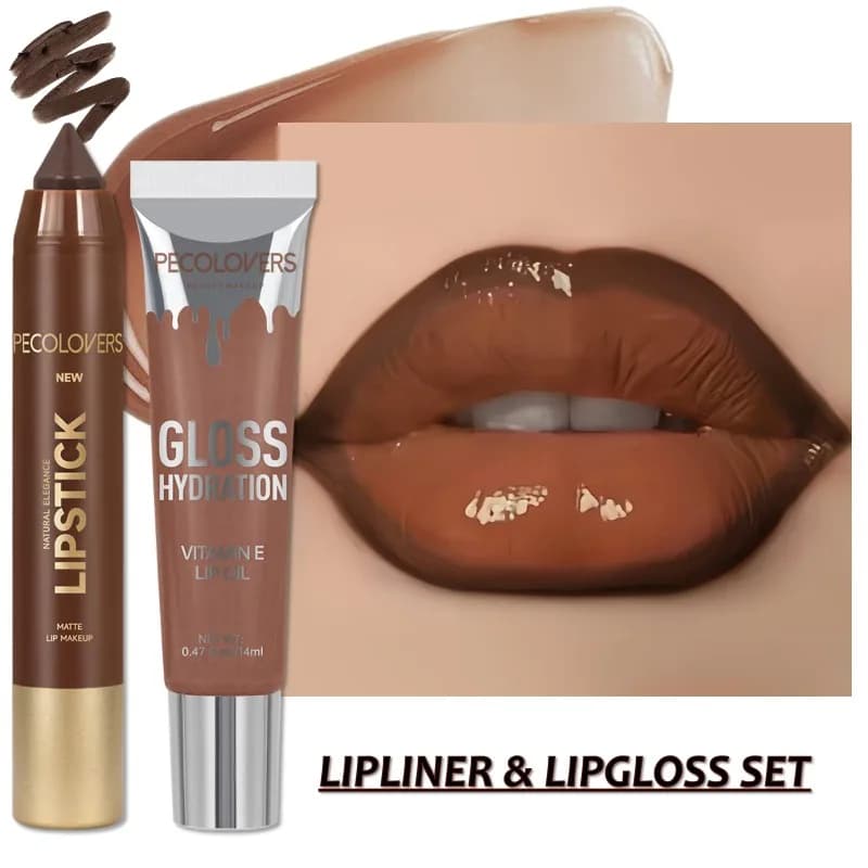 Lip Liner and Gloss Suit Set