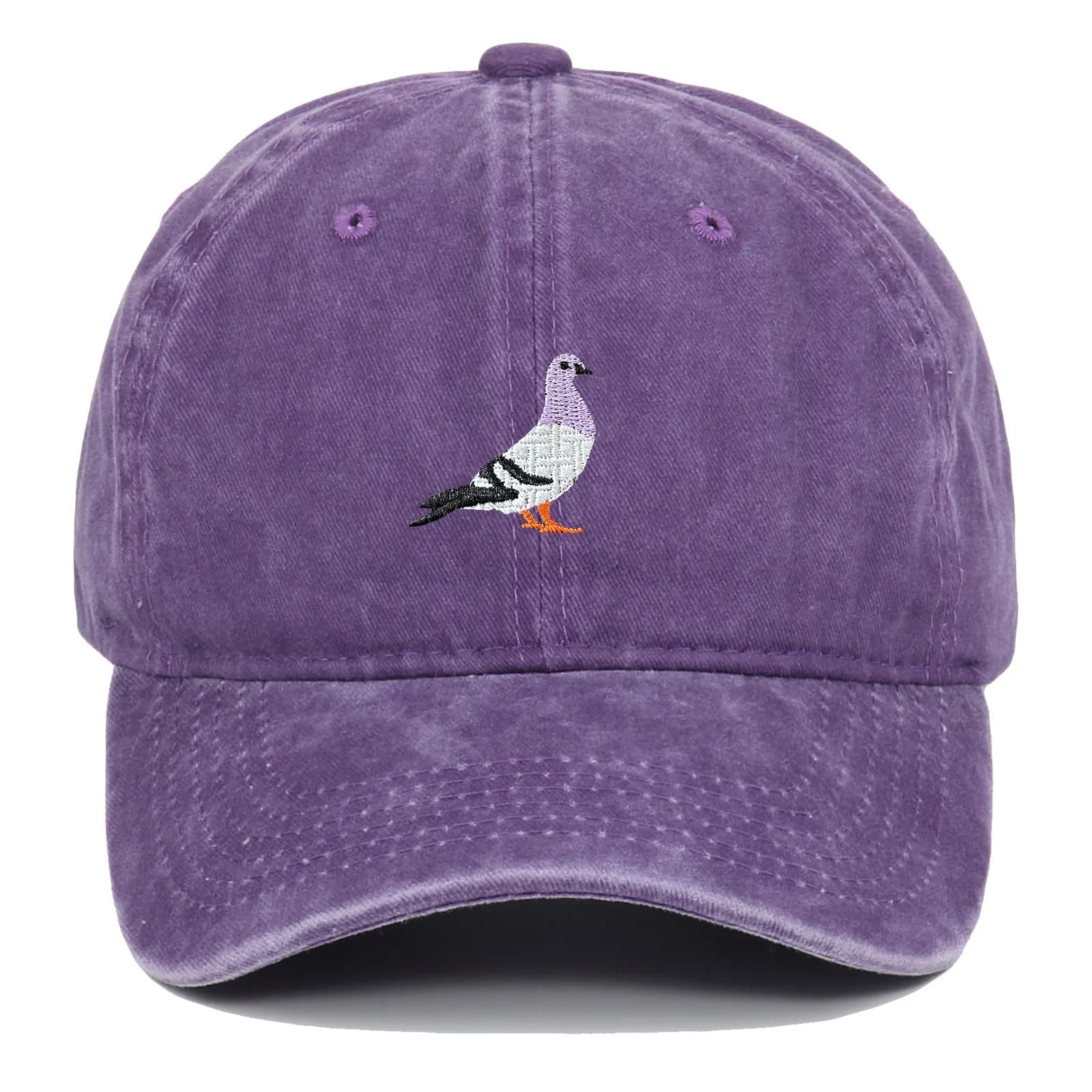 Pigeon Embroidery Baseball Cap