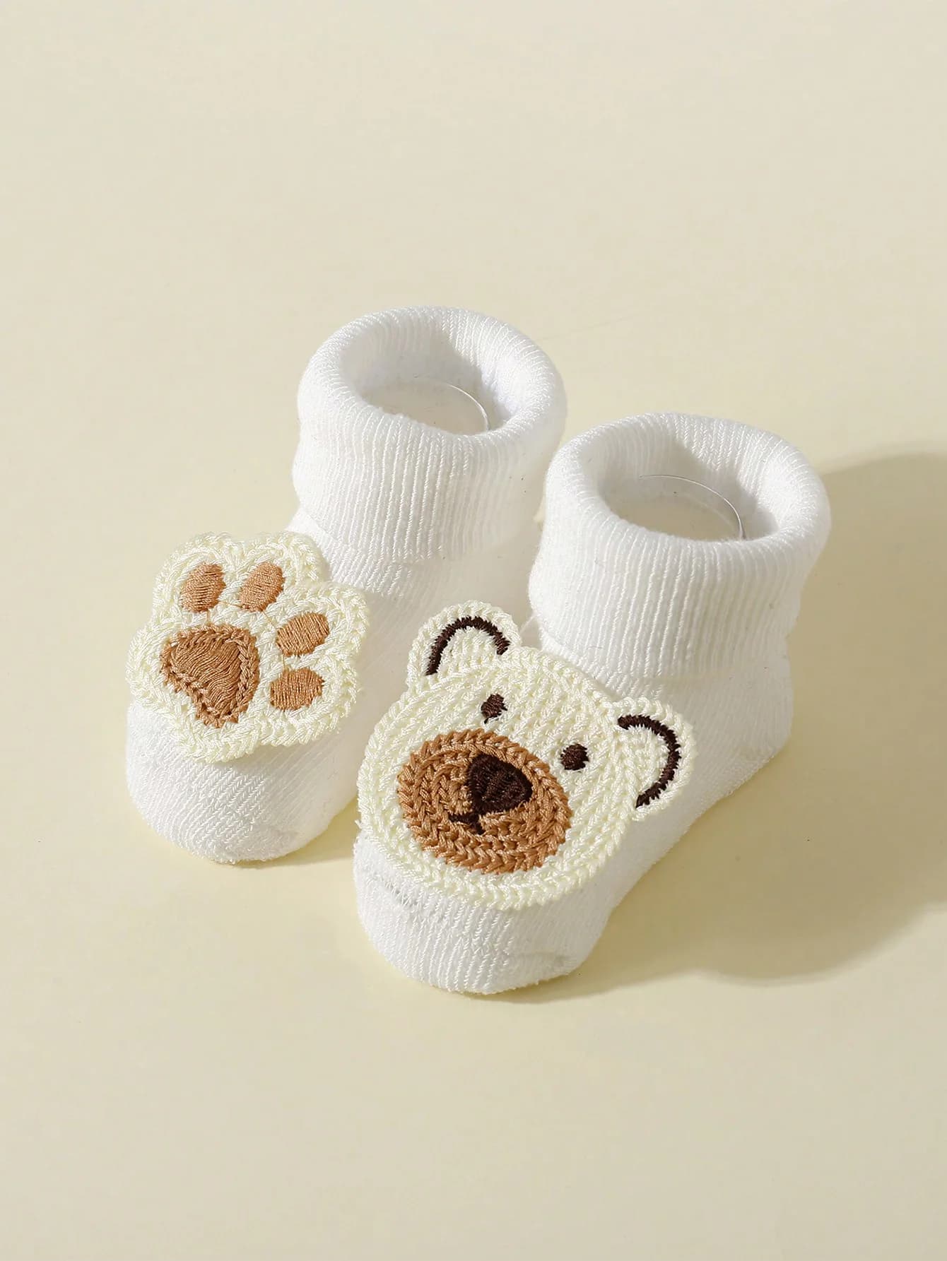 Baby Cute Cartoon Bear Socks 4-Pack