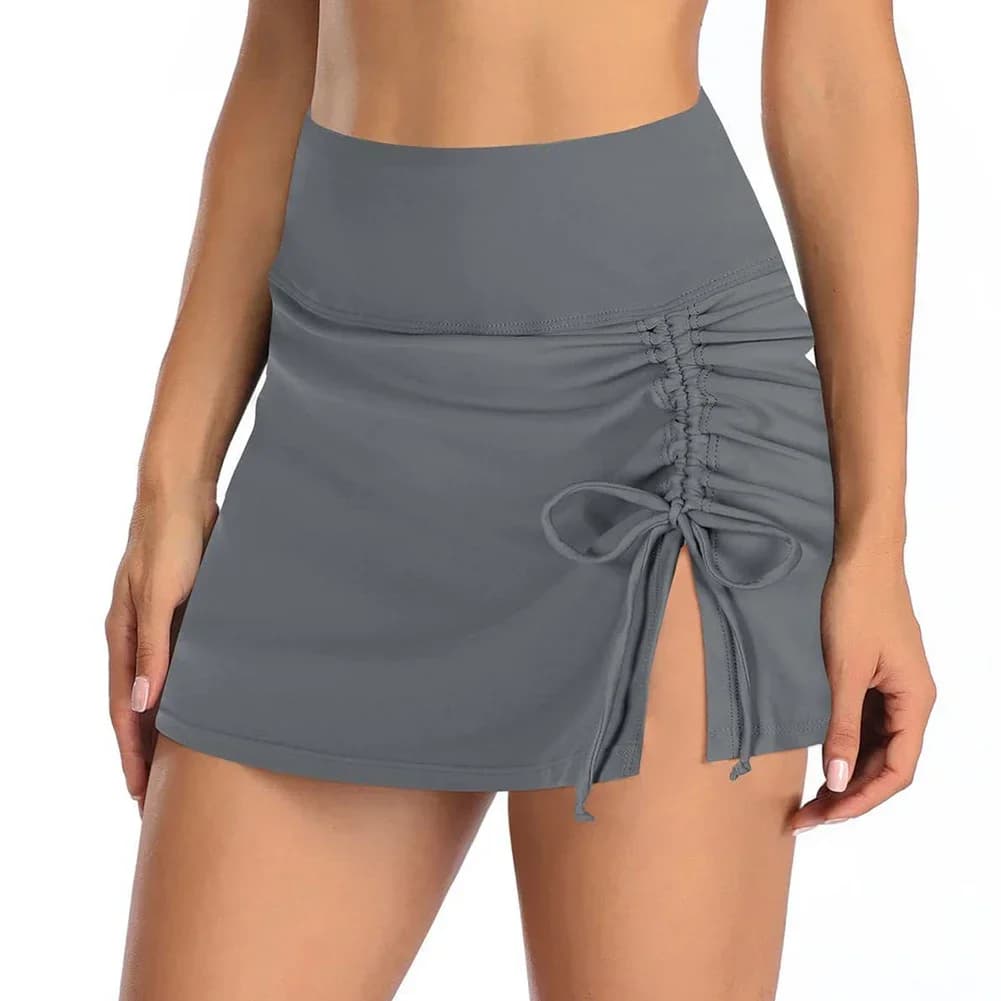 Womens Swim Skirt with Built-in Briefs