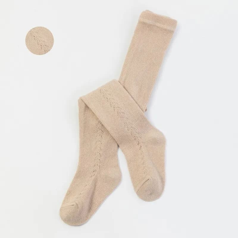 Baby Cotton Tights Solid Princess Style