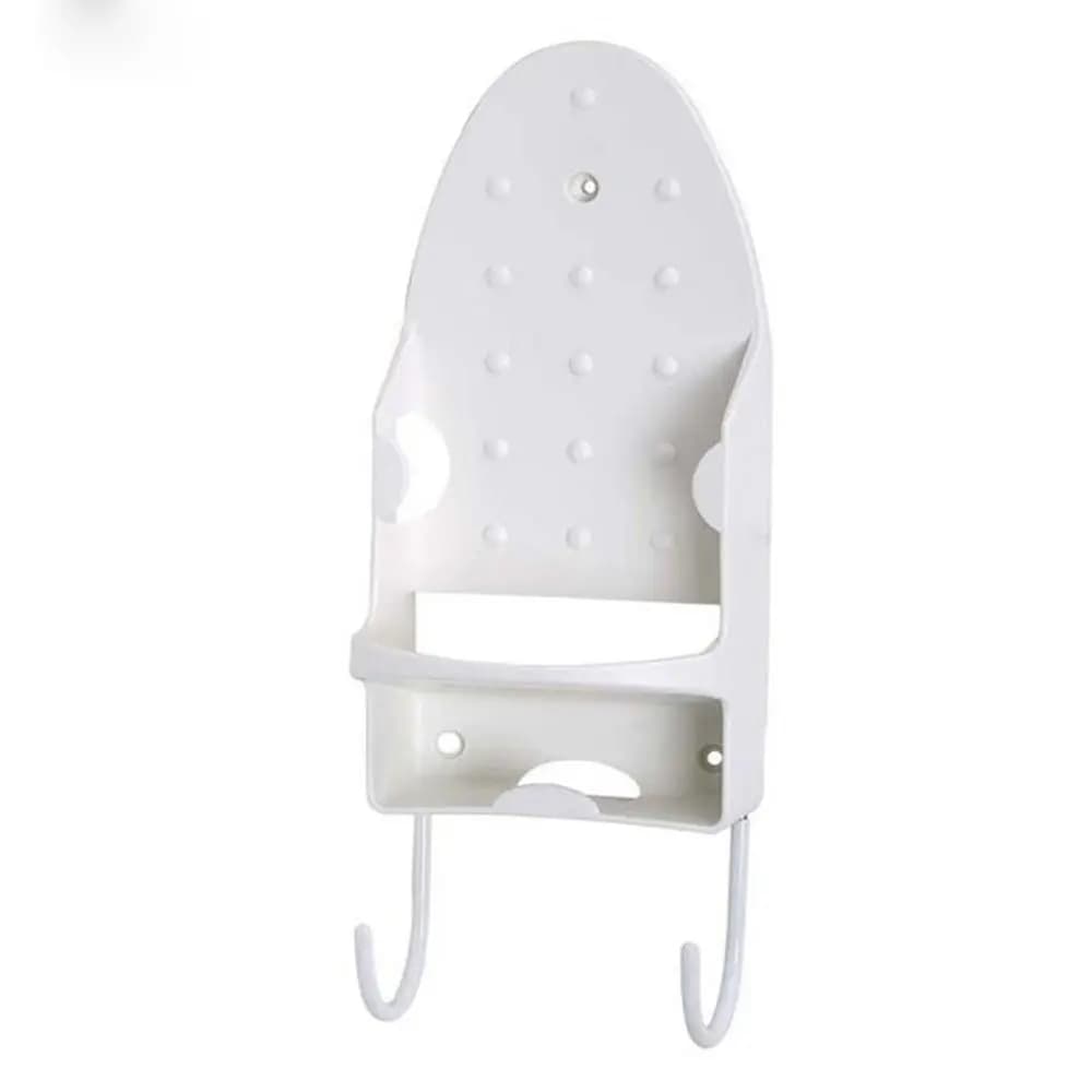 Wall-Mounted Iron Board Hanger and Storage Rack