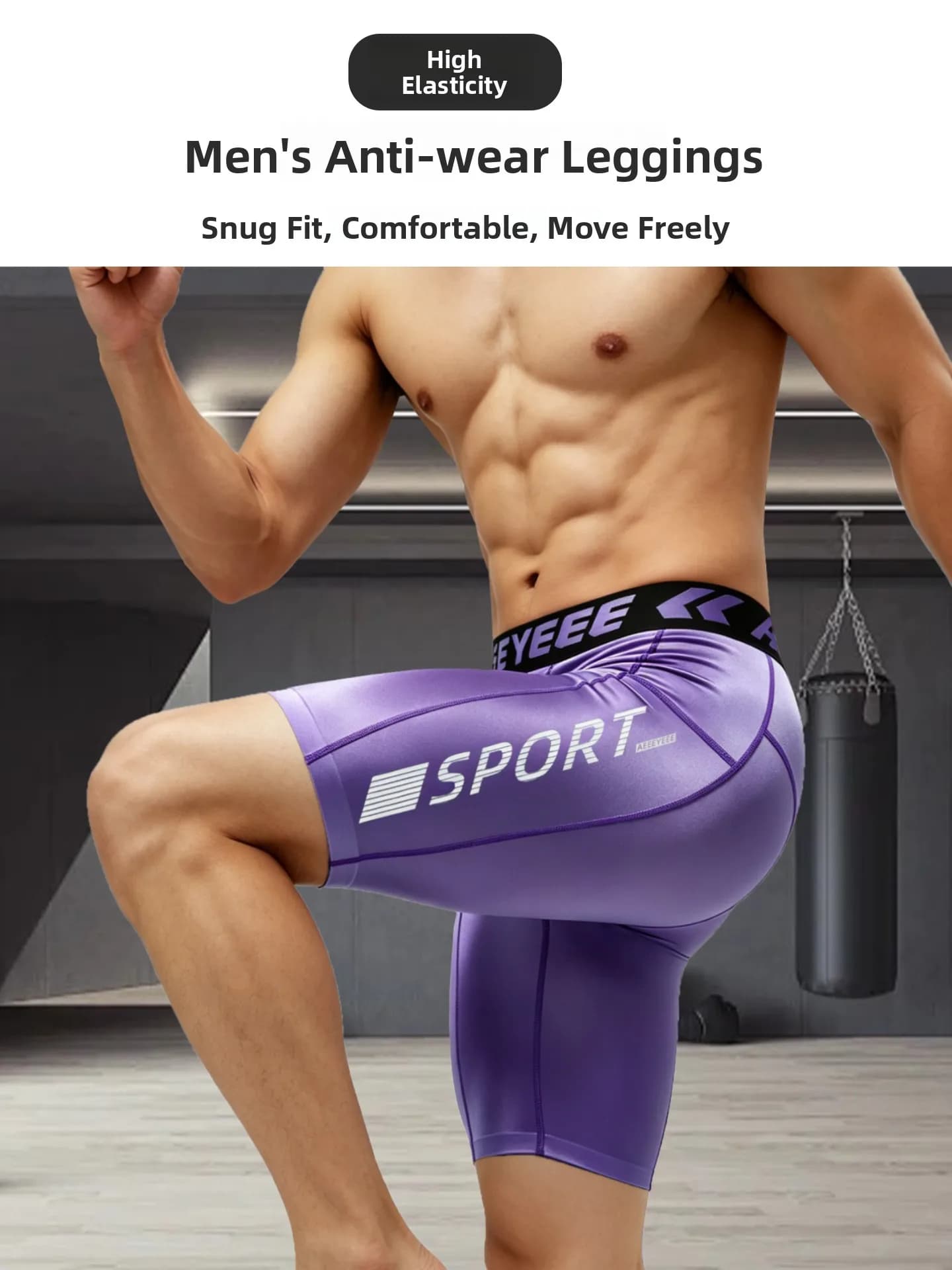 Compression Running Shorts with Quick-Dry Fabric