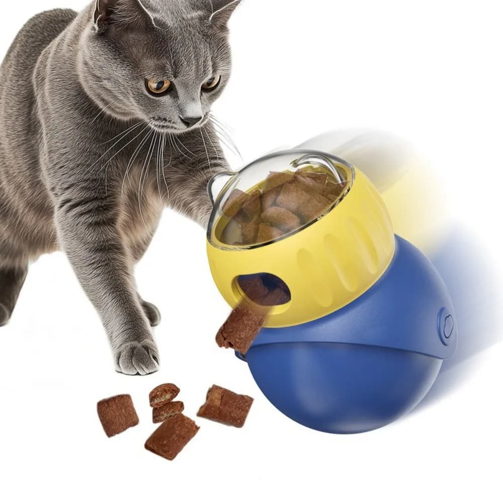Adjustable Treat Dispenser Puzzle Ball for Cats