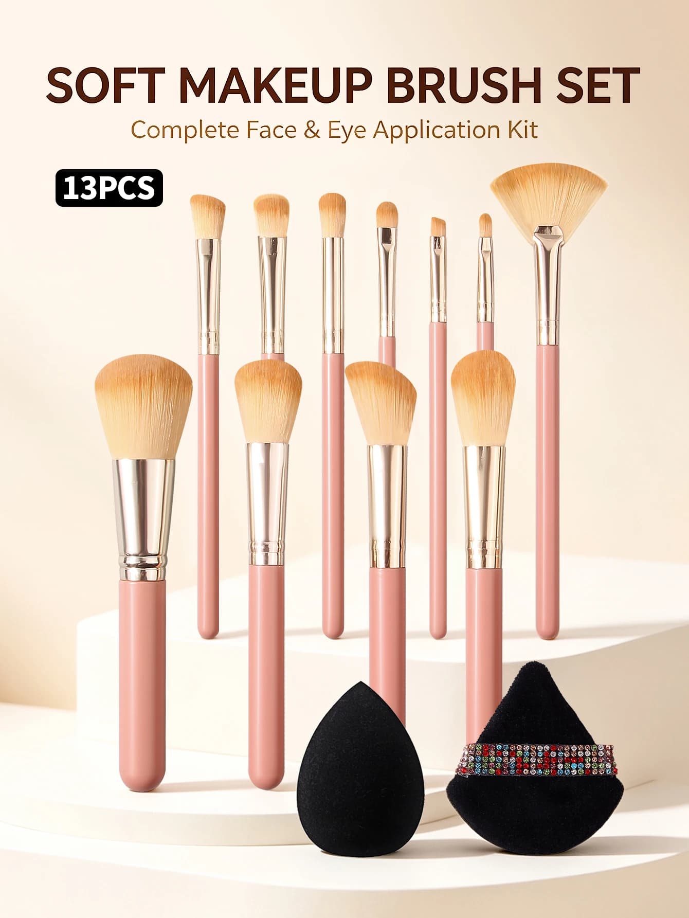 Soft Fluffy Professional Makeup Brush Set