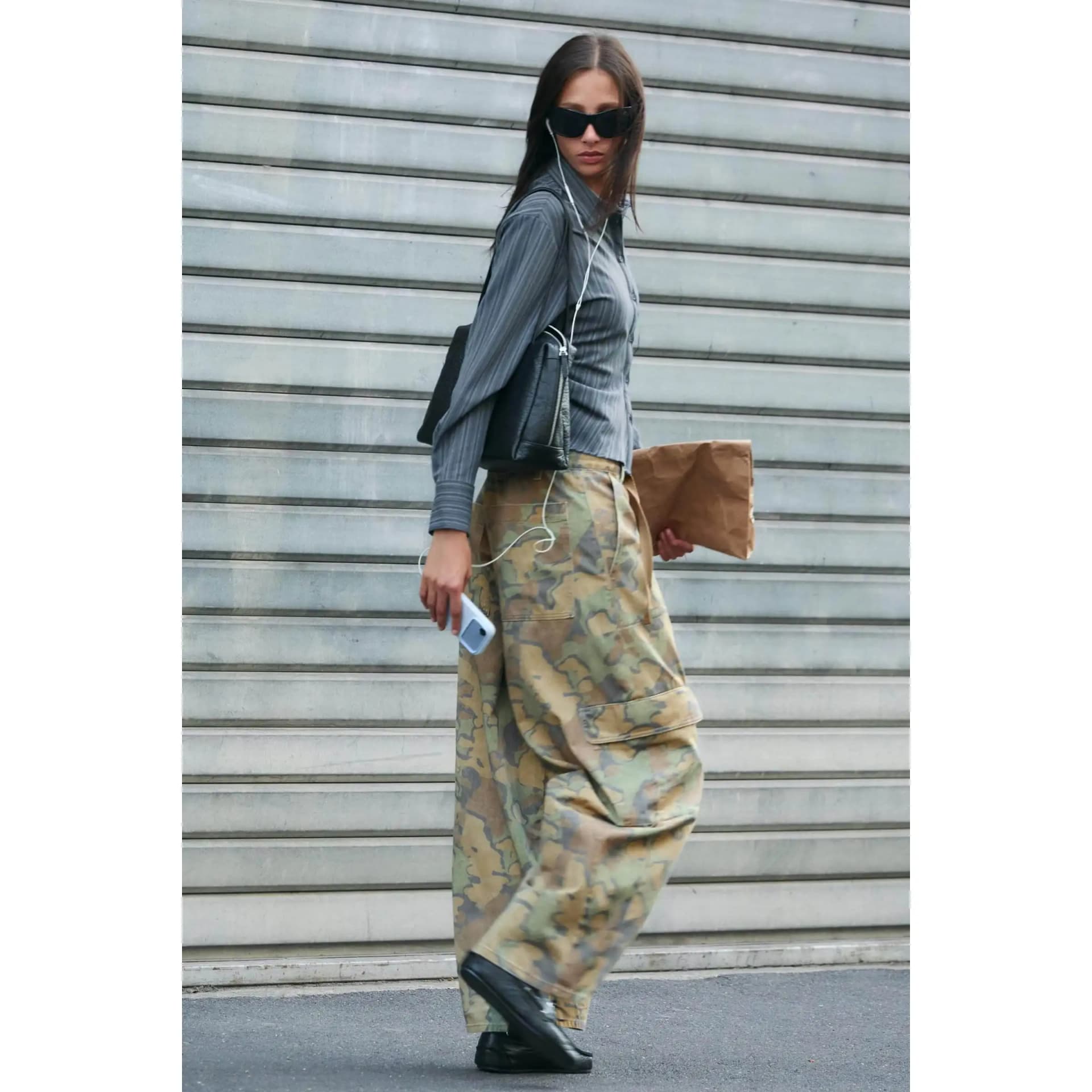 Women's Camo Workwear Casual Pants