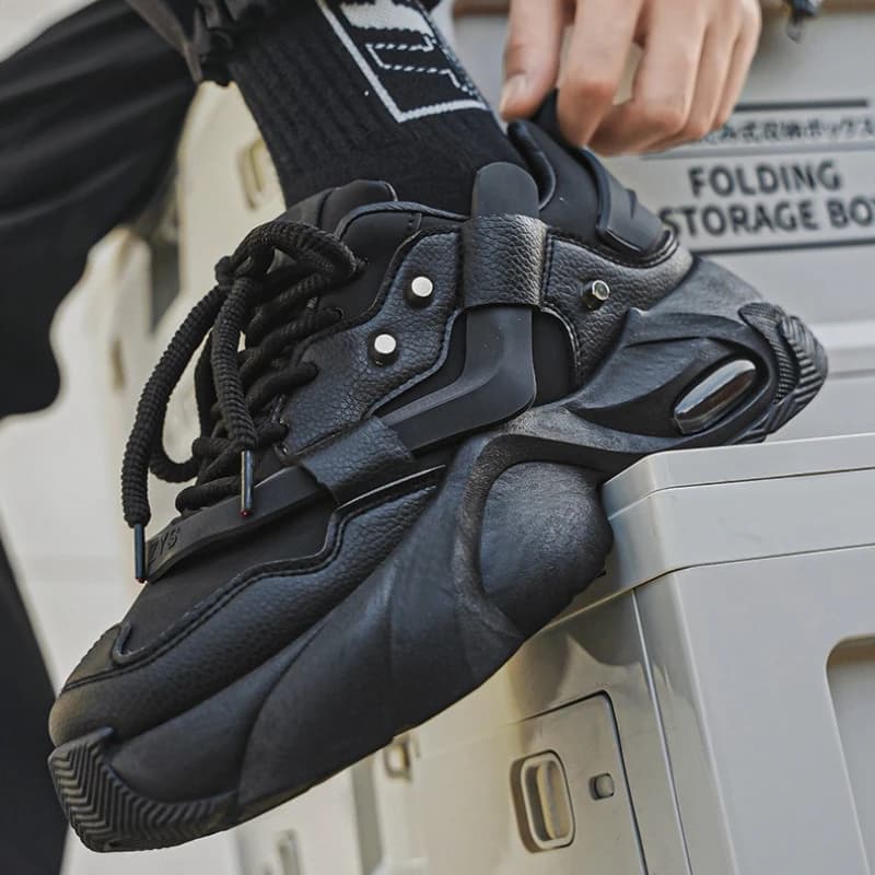 Shoes  Men High Quality Platform Sneaker Fashion High-top Leather Sports Men 2026 Thick-soled Casual Shoes Zapatillas Hombre