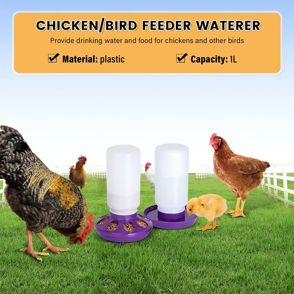 1L Automatic Chicken Waterer Bucket