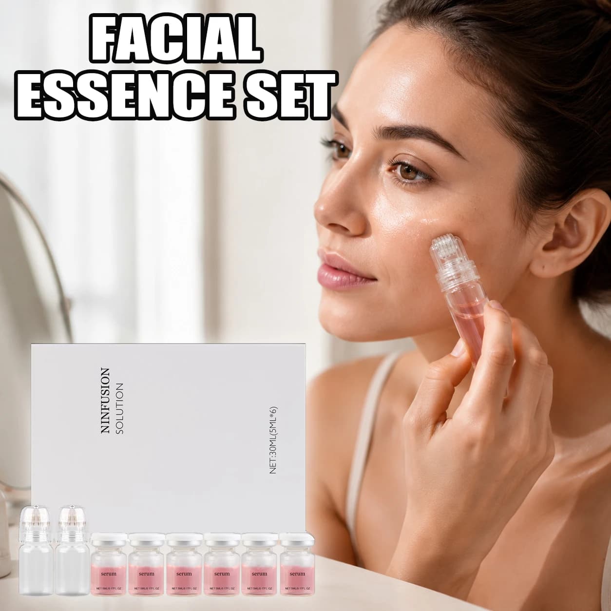 Facial Care Essence Set Daily At-home Skincare Routine Take Good Care of Your Skin