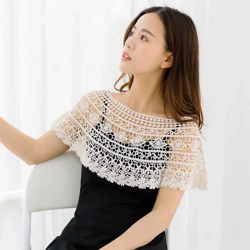 Women's Hollow Out Lace Shawl Wrap
