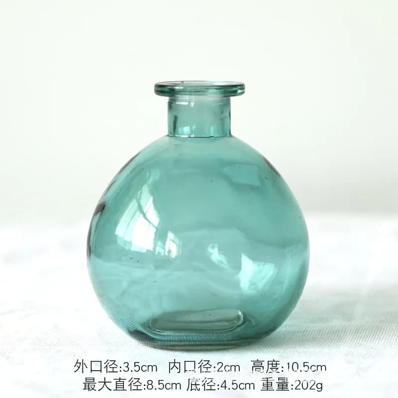 Glass Flower Vase for Table Decor