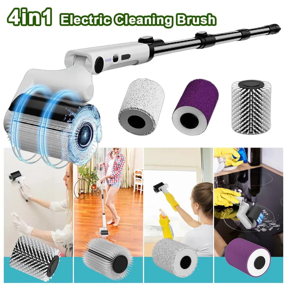 Electric Grill Brush With 180° Adjustable Head