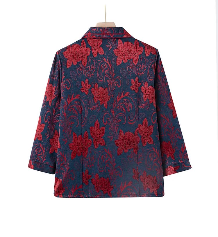Vintage Printed Cardigan Jacket