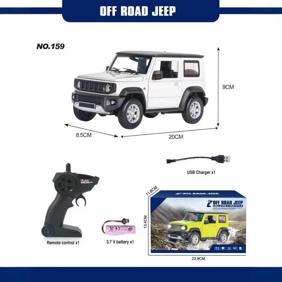 1:24 Scale 2WD Off-Road Remote Control Car
