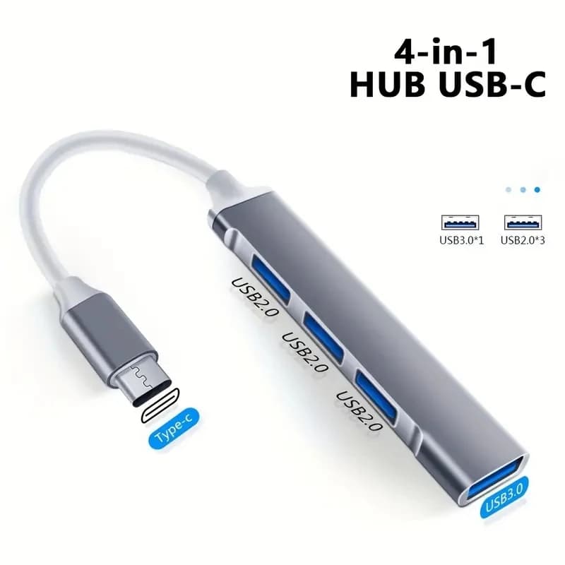 4-Port USB-C Multi-Hub Adapter