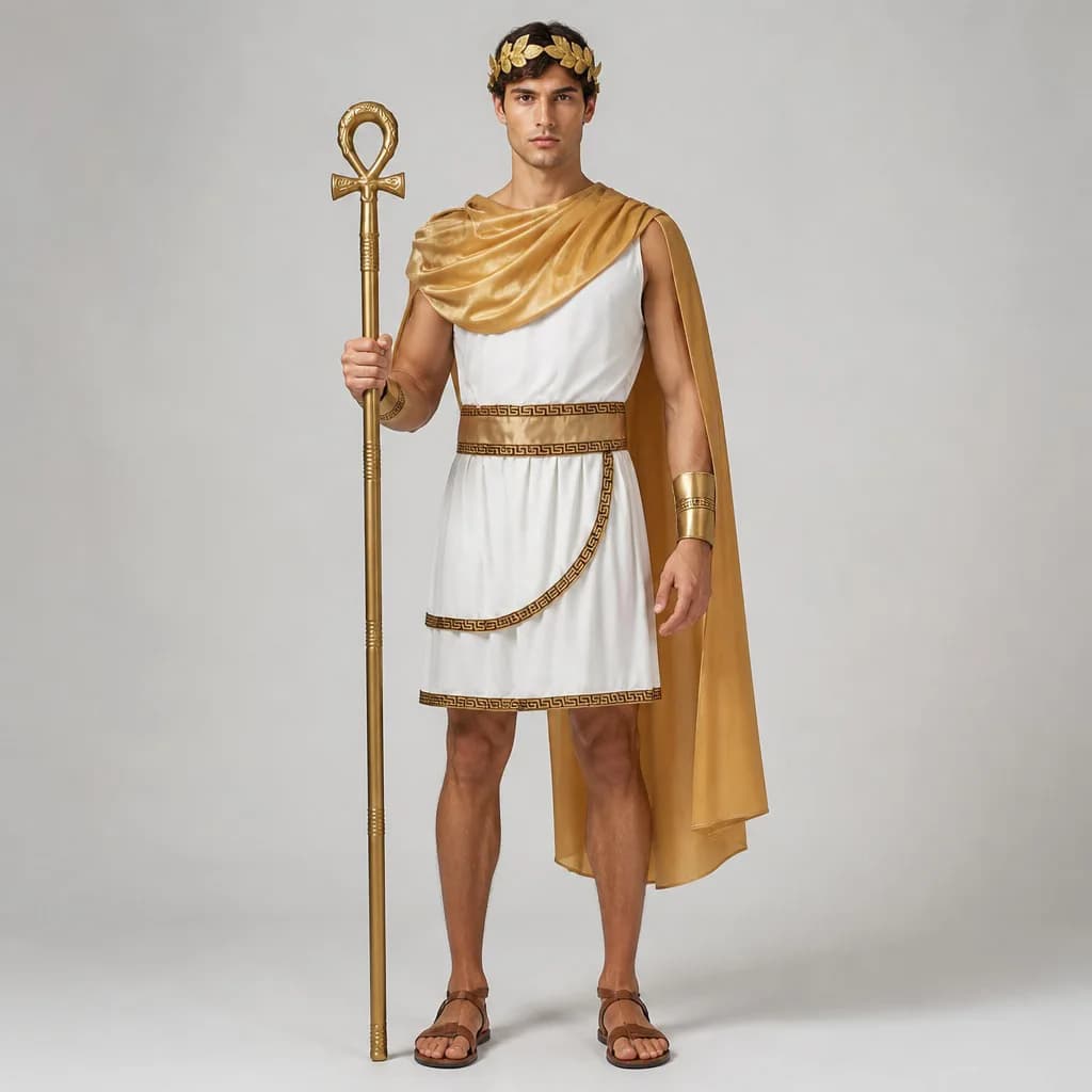 Ancient Greek Roman Robe Cosplay Costume Set