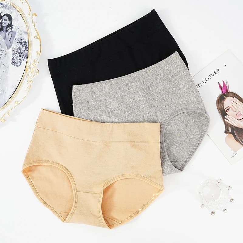 Women's High-Waist Cotton Briefs