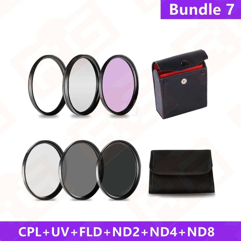 Camera Lens Filter Kit with ND and Macro Lenses