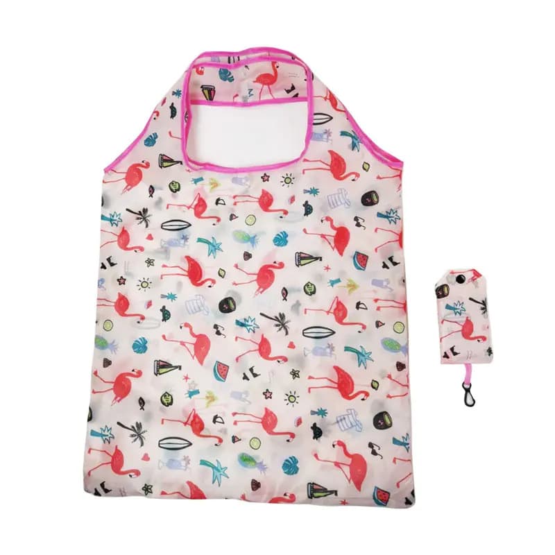 Foldable Nylon Shopping Tote Bag