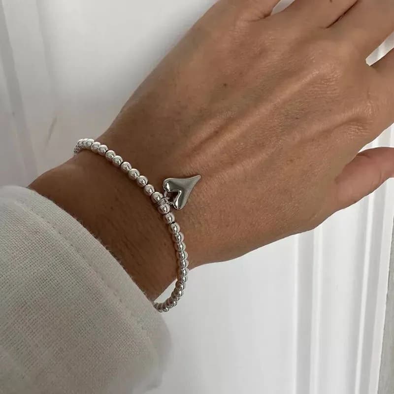 Vintage Pearl Bead Chain Bracelet
