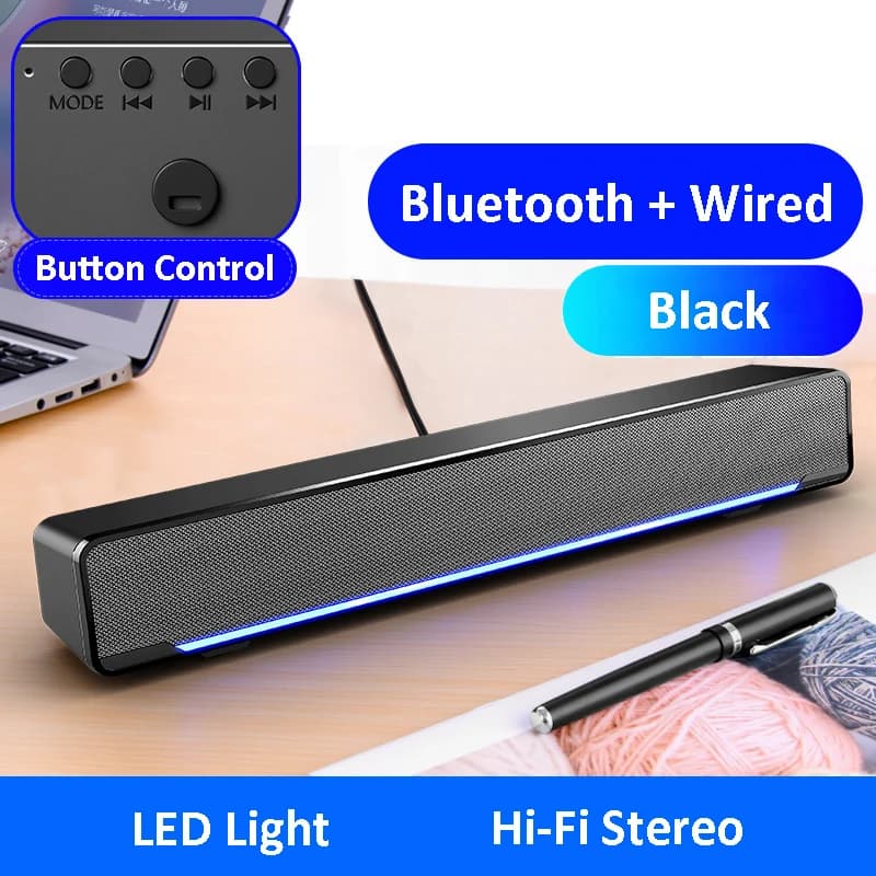USB Desktop Speaker with 3.5mm Audio Input