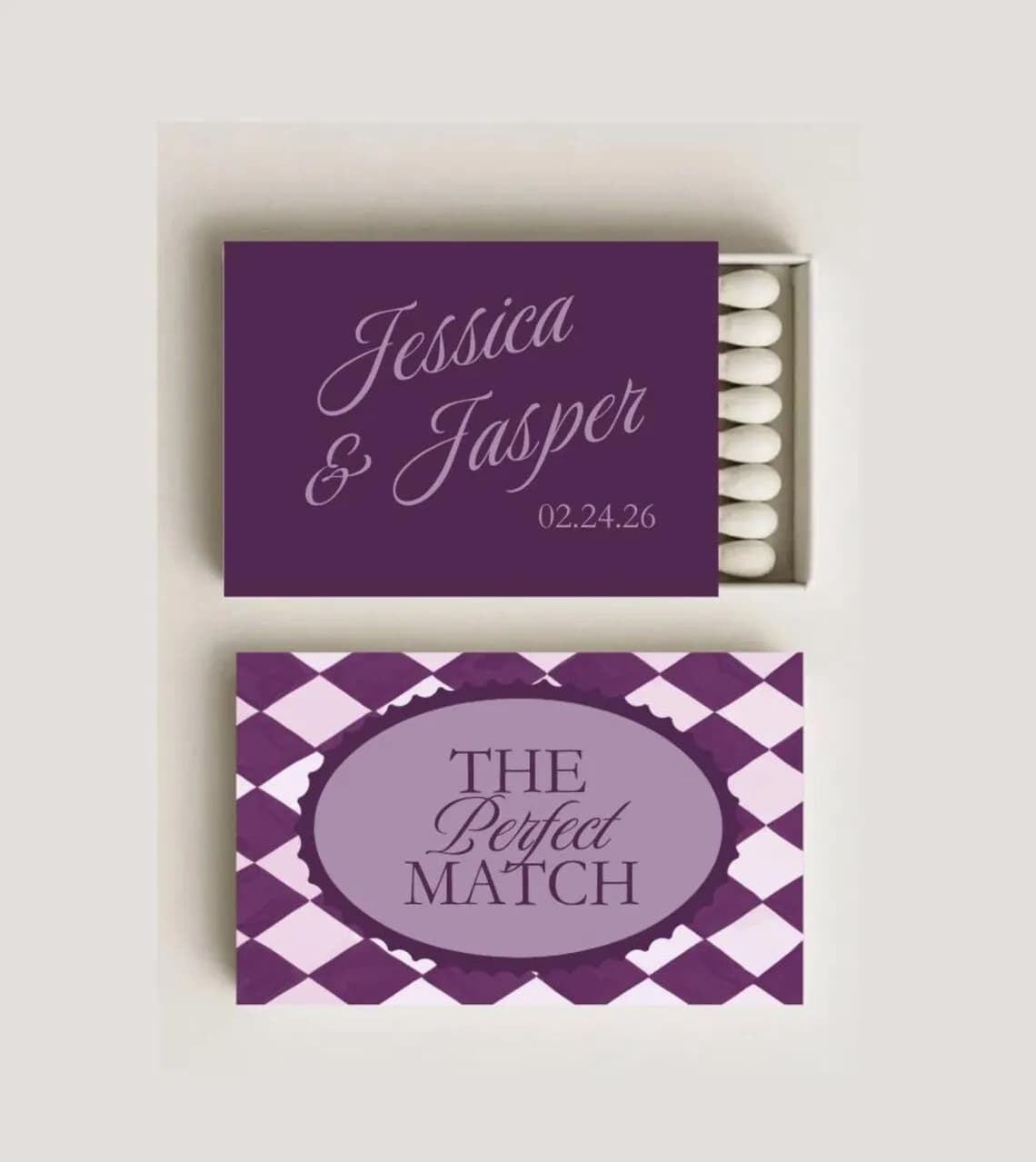 Personalized She Found Her Perfect Match Matchboxes