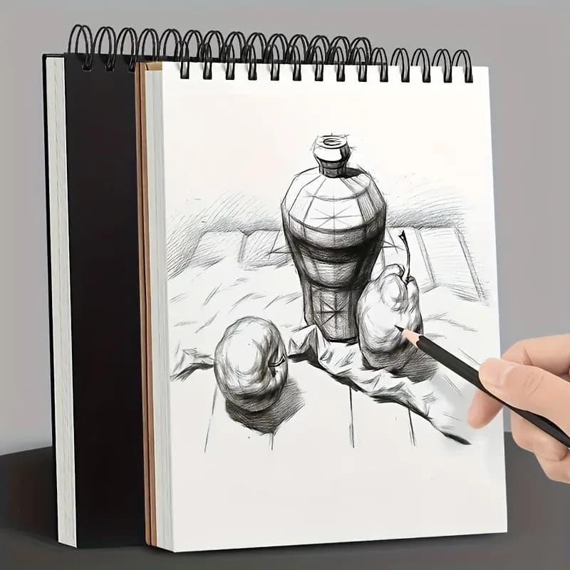 Thick Square Spiral Sketch Pad