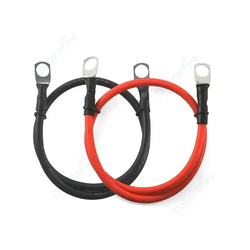 Battery Cable Silicone Wire with Ring Lugs