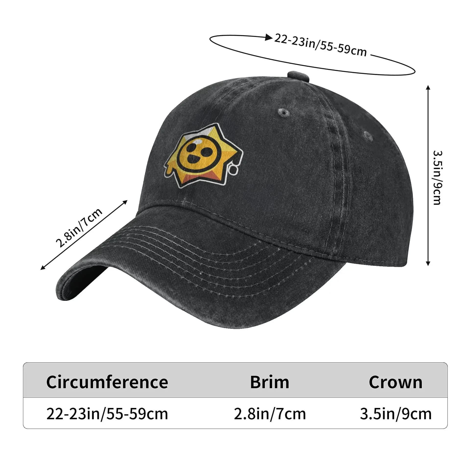 Retro Distressed Baseball Cap Unisex Adjustable