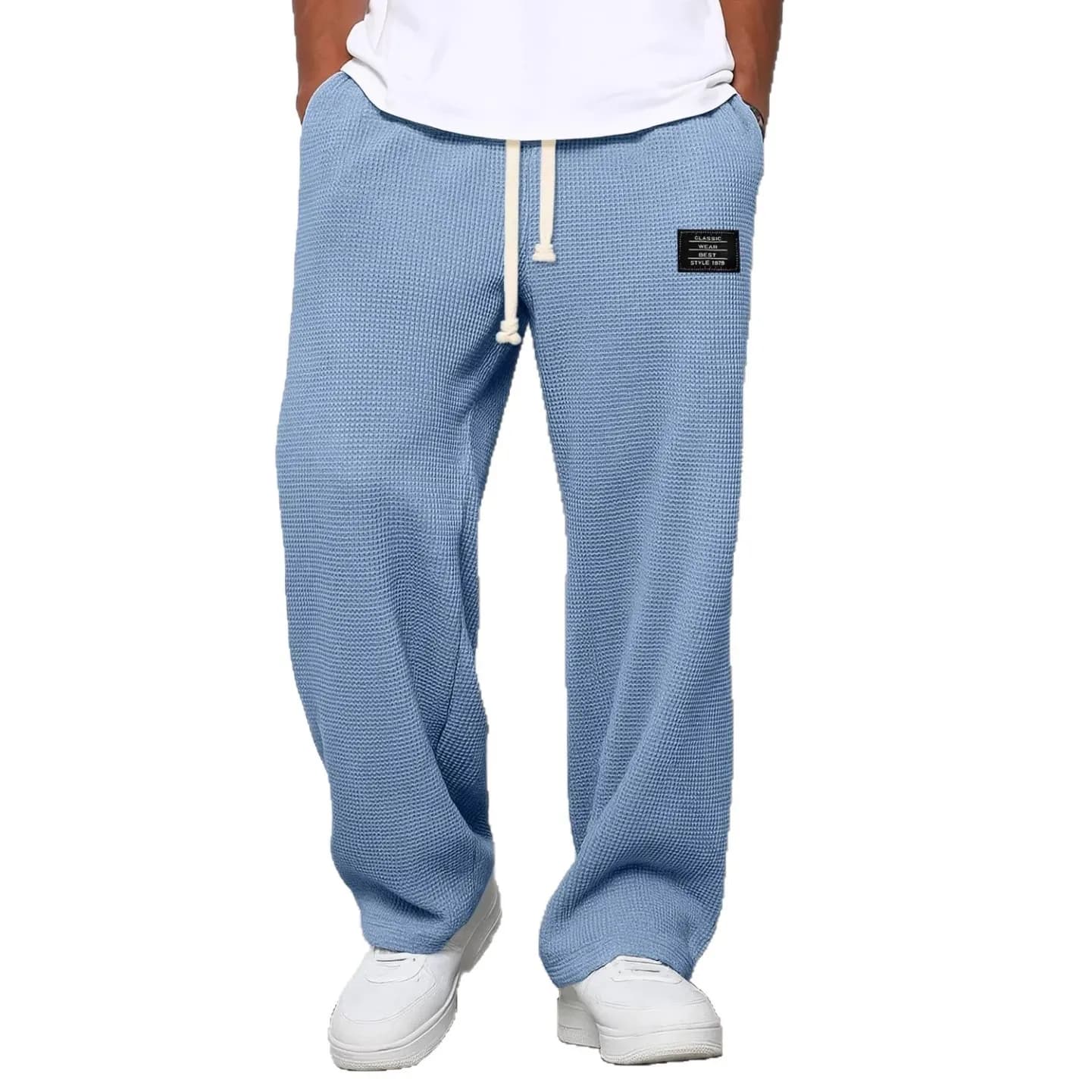 Men's Casual Wide-Leg Sweatpants