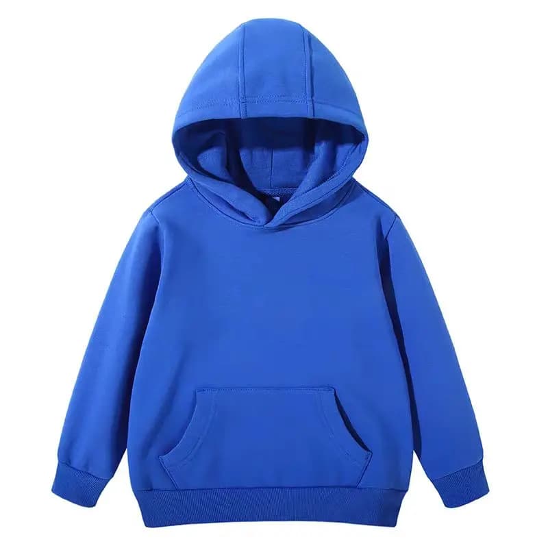 Kids Hoodie Sweatshirt Long Sleeve White