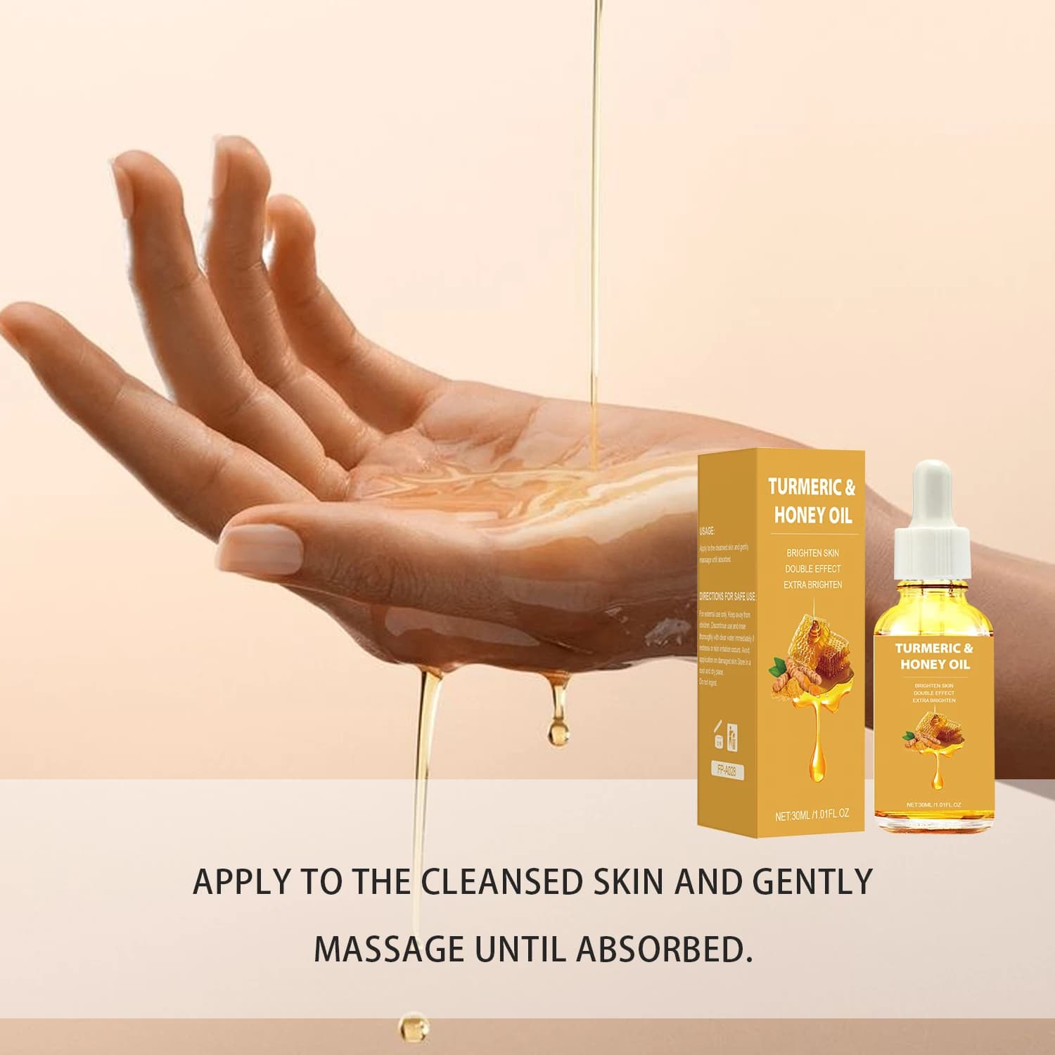 Turmeric Honey Face Oil and Moisturizing Cream Set